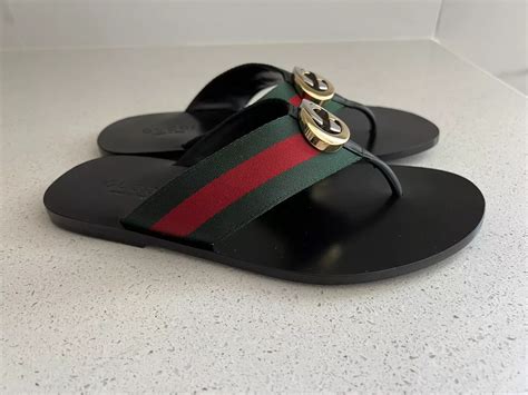 clear gucci slide|Gucci flip flops clearance.